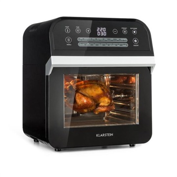 FRYTKOWNICA BEZTŁUSZCZOWA FRYTOWNICA AIR FRYER DUŻA 1600W 12L 16 PROGRAMÓW