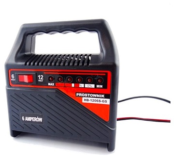 O1B31 PROSTOWNIK ŁADOWARKA DO AKUMULATORA 6V 12V 6A FV 88005