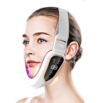 МАССАЖЕР ДЛЯ ЛИЦА V ПОДБОРОДОК ЛИФТИНГ LED THERAPY 2в1 - Инструмент