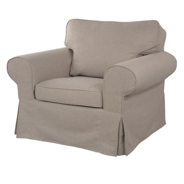 Pokrowiec na fotel Ektorp Ikea Ciemny beż A02