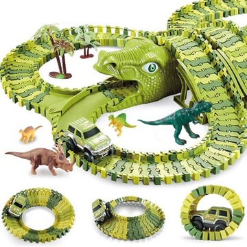 MEGA TOR WYŚCIGOWY DINOZAUR PARK DINO TRACK 270 EL