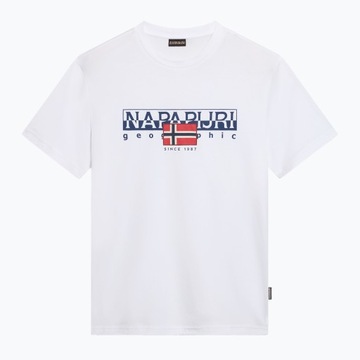 Napapijri S-Aylmer ярко-белая мужская футболка L