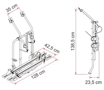 KUFR KOLA CARRY-BIKE VW T4 D FIAMMA
