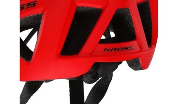 Велосипедный шлем KROSS ATTIVO RED M 53-56 см