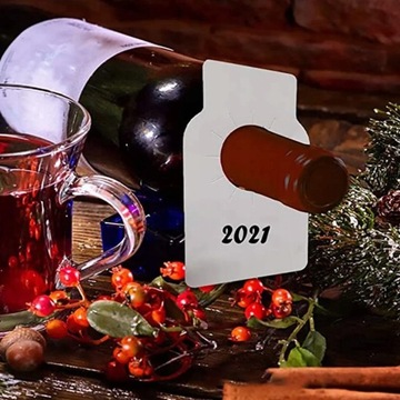 Бумажные этикетки для подставок для бутылок, 400 шт.