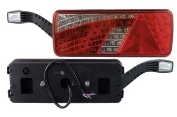 LAMPA TYLNA LEWA Z TRÓJKATEM 75+6 LED OBRYS