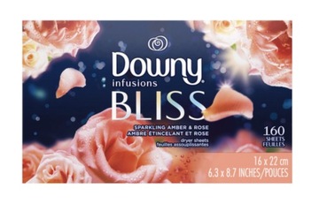 Chusteczki zapachowe do suszarek Amber&Rose x 160 Downy