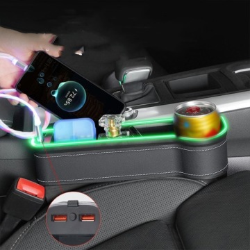 Автомобильный светодиодный блок с двойным USB-разъемом для зарядки