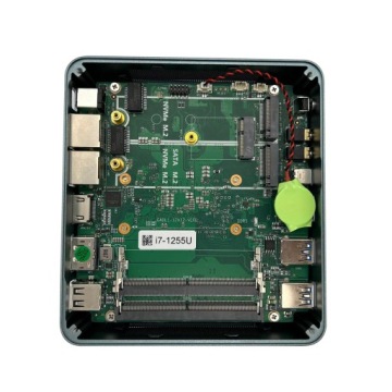 Мини-ПК F3 Intel i7 1255U DDR5 HDMI DP LAN USB Type-C WiFi BT WIN