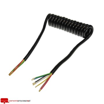 Przewód SPIRALNY 7 żył kabel przyczepy SPIRALA 180