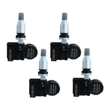 4 Snímače Tlaku V Pneumatikách Tpms Nfc stříbrný ventil