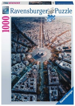 Ravensburger, Puzzle 1000: Łuk Triumfalny z lotu ptaka (15990)