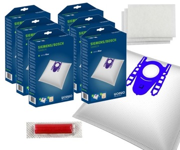 12x worki do odkurzacza BOSCH GL-20 GL30 GL45 Compaxx SIEMENS TYP D E F G H