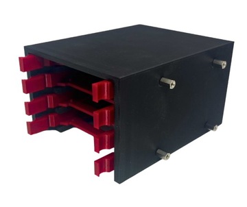 Стойка на 4 накопителя для NAS-сервера Raspberry Pi 3/4/5