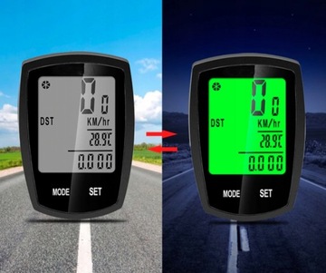 ВЕЛОСИПЕДНЫЙ СЧЕТЧИК Беспроводной ЖК-ДИСПЛЕЙ