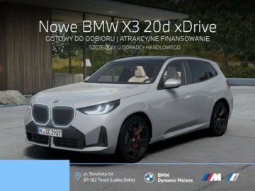 BMW X3 G45 2026 BMW X3 20d xDrive 197 KM mHEV - Gotowy do Odbioru - Pakiet M Pro - Kamera