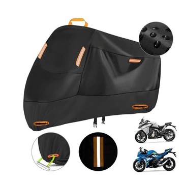 ЧЕХОЛ БРЕЗЕНТОВЫЙ ЧЕХОЛ ДЛЯ МОТОЦИКЛА ВЕЛОСИПЕД СКУТЕР МОТОЦИКЛ ВОДОНЕПРОНИЦАЕМЫЙ 300D