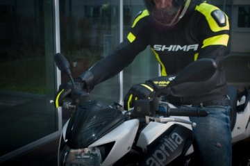 ПЕРЧАТКИ МОТОЦИКЛЕТНЫЕ SHMA STC FLUO PROTECTION HIT XXL