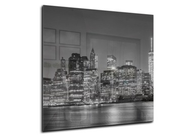 dekor szkło panel hartowany HD 50x50 miasto