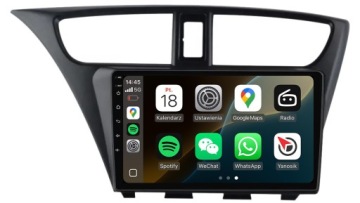 Honda CIVIC 9 Rádio Navigace Android Carplay