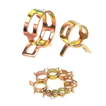 100SZT Opaski ZACISKOWE ŚLIMAKOWE metalowe SKRĘCANE cybanty OBEJMY 6-22mm