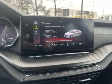 Skoda Octavia IV RS Kombi 2.0 TSI 245KM 2022 Skoda Octavia RS 2.0 TSI 245KM Pakiet Selection La, zdjęcie 16