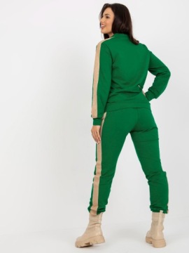 Женский спортивный костюм БРЮКИ СВИТШОТ на молнии F509 фуксия L/XL