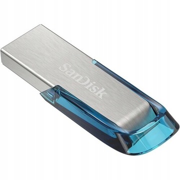 Szybki Pendrive SANDISK Ultra FLAIR 64GB niebieski