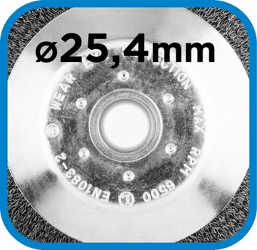 Szczotka druciana do kosy spalinowej 200 x 25,4 mm