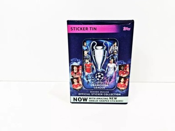 CHAMPIONS LEAGUE UEFA PUSZKA Z NAKLEJKAMI