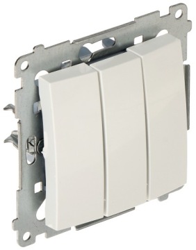 SIMON 54 ТРОЙНОЙ ПЕРЕКЛЮЧАТЕЛЬ, БЕЛЫЙ