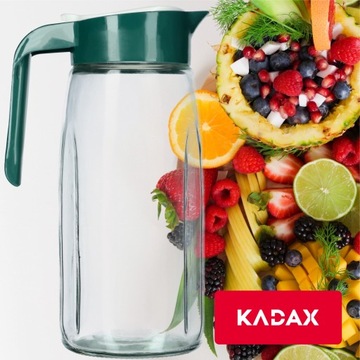 СТЕКЛЯННЫЙ КУВШИН С КРЫШКОЙ ДЛЯ ВОДЫ СОК НАПИТКИ 1,45 Л НАПИТКИ ЛИМОНАД