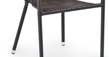 Стул МИДАС для террасы, балкона, сада, темно-коричневый – стиль и долговечность