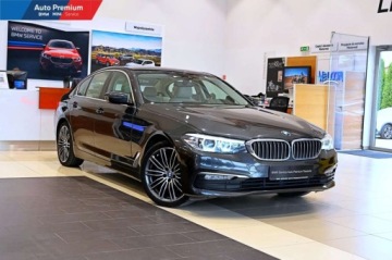 BMW Seria 5 G30-G31 Limuzyna 520d 190KM 2017 BMW Seria 5 520dLED Fog LightsActive GuardPark Distance ControlDywaniki