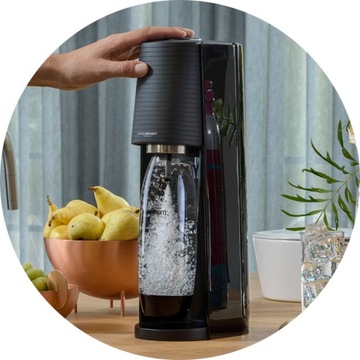 Бутылка Soda Stream FUSE x2 1л, большая, ЧЕРНЫЙ набор