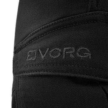 Мужские мотоциклетные брюки боевые джинсы VORG REVO BLACK GRATISES