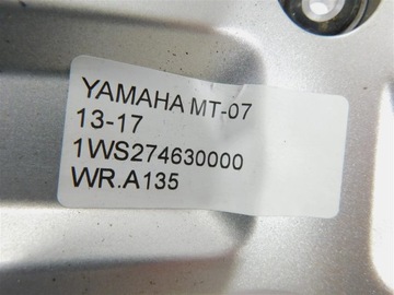 РАМА ОПОРА РАМЫ YAMAHA MT-07 13-17 1WS274630000