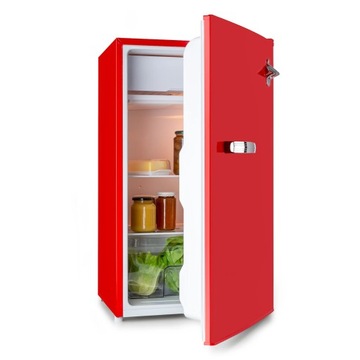 Lodówka minibar Klarstein Beercracker retro czerwona 91L 47CM