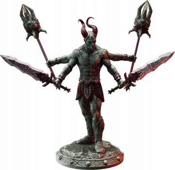 Tiranite - Demon Wojownik Diabeł Figurka + GRATIS do RPG DnD 14k Pathfinder