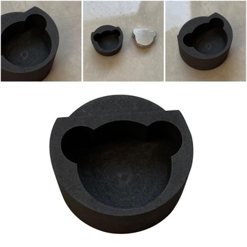 Пресс-форма для графитовых слитков, золото, серебро, алюминиевая литейная форма