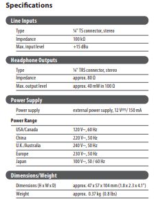 HA400 MICROAMP 4-канальный усилитель для наушников + блок питания Behringer