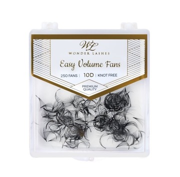 Wonder Lashes gotowe wachlarzyki kępki 10D C 10mm easy volume fans