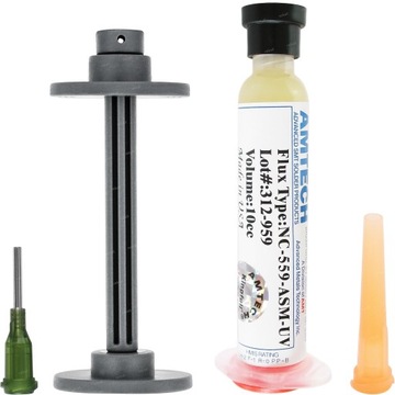FLUX AMTECH NC-559-ASM-UV 10g + TŁOCZEK +2 IGŁY