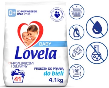LOVELA BABY PROSZEK DO PRANIA TKANIN WHITE 4,1 KG