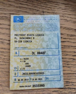 Mazda 6 III Sport Kombi Facelifting 2018 2.0 Skyactiv-G 145KM 2019 Mazda 6 2019r, SALON POLSKA. 2.0 Benzyna. Uszkodzony lewy przod. Pali. 2.0, zdjęcie 18