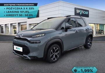 Citroen C3 Aircross  I Crossover Facelifting 1.2 PureTech 110KM 2023 Citroen C3 Aircross 1.2 PureTech Shine SS SalonPL FVat Od Reki Bogata Wers