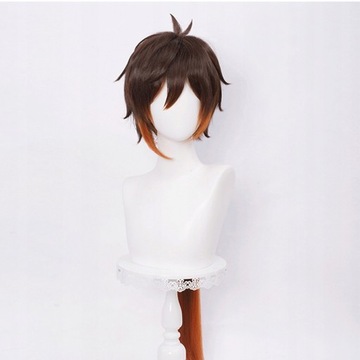 PERUKA WIG ANIME GENSHIN IMPACT ZHONGLI COSPLAY