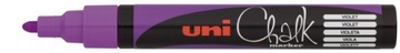 Marker kredowy UNI PWE-5M CHALK 2,5mm fioletowy