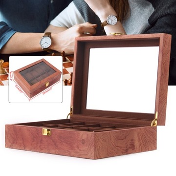 КОРОБКА-КОРОБКА ДЛЯ 10 ВИНТАЖНЫХ ЧАСОВ