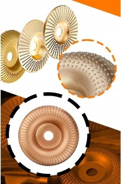 Tarcza do Rzeźbienia szlifowania w Drewnie Strugania Tarnik Ściernica 100mm